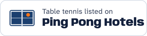 Table tennis listed on Ping Pong Hotels